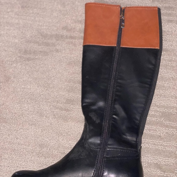 🆕Tommy Hilfiger Wide Calf Riding Boots leather boots - Picture 11 of 15